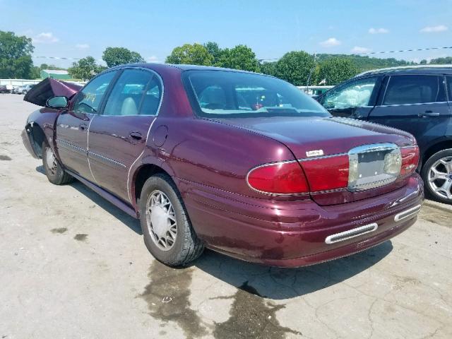 1G4HP52K93U236049 - 2003 BUICK LESABRE CU BURGUNDY photo 3