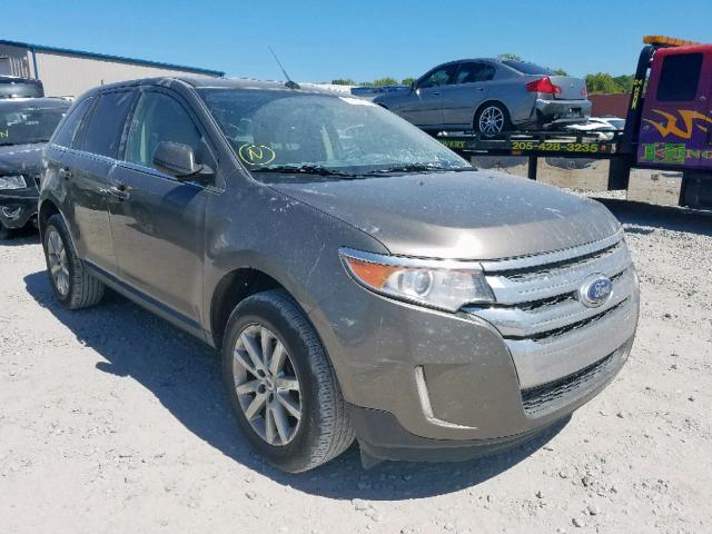 2FMDK3KC8EBA34404 - 2014 FORD EDGE LIMIT GRAY photo 1