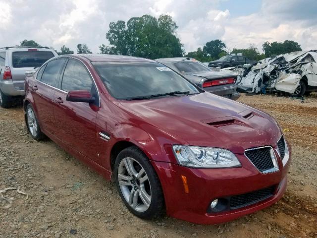 6G2ER57779L163517 - 2009 PONTIAC G8 RED photo 1