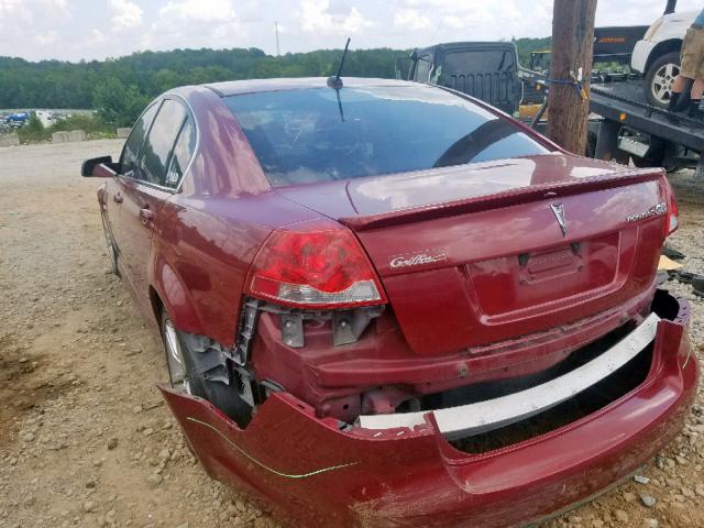 6G2ER57779L163517 - 2009 PONTIAC G8 RED photo 3