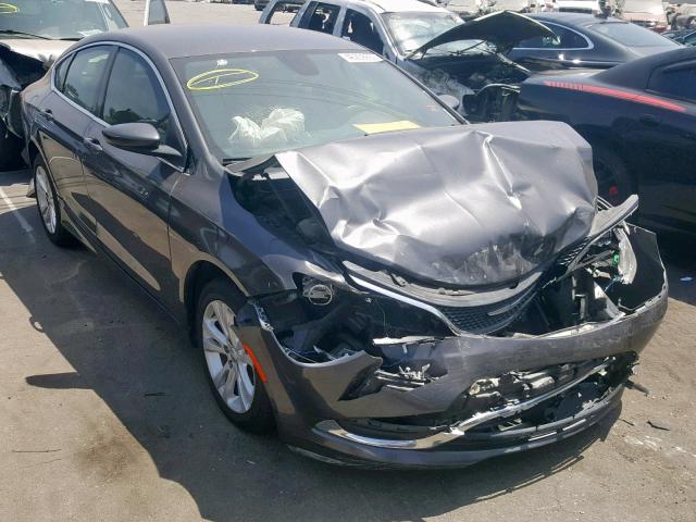 1C3CCCAB1FN576055 - 2015 CHRYSLER 200 LIMITE GRAY photo 1