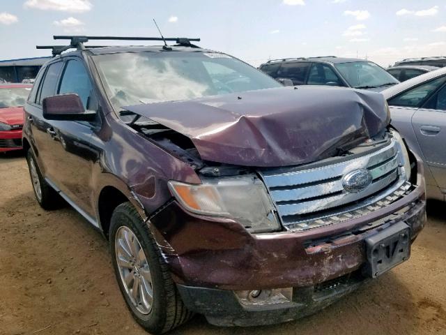 2FMDK3JC5ABA89081 - 2010 FORD EDGE SEL BROWN photo 1