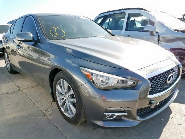 JN1BV7AP7EM686829 - 2014 INFINITI Q50 BASE GRAY photo 1