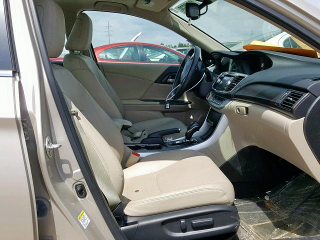 1HGCR2F85EA180509 - 2014 HONDA ACCORD EXL TAN photo 6