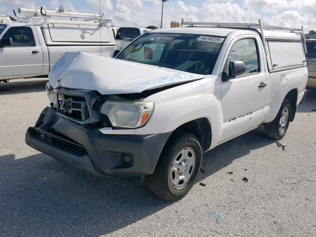 5TFNX4CN4DX018773 - 2013 TOYOTA TACOMA WHITE photo 2