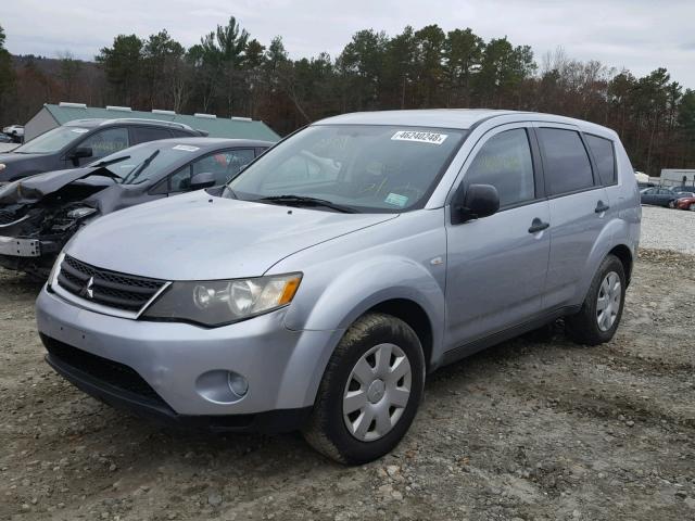 JA4MS31X77U003385 - 2007 MITSUBISHI OUTLANDER GRAY photo 2