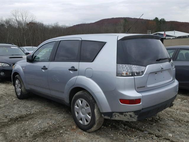 JA4MS31X77U003385 - 2007 MITSUBISHI OUTLANDER GRAY photo 3