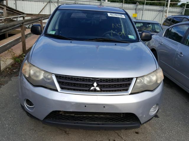 JA4MS31X77U003385 - 2007 MITSUBISHI OUTLANDER GRAY photo 9