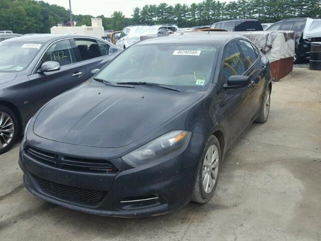 1C3CDFBB2ED668471 - 2014 DODGE DART SXT BLACK photo 2