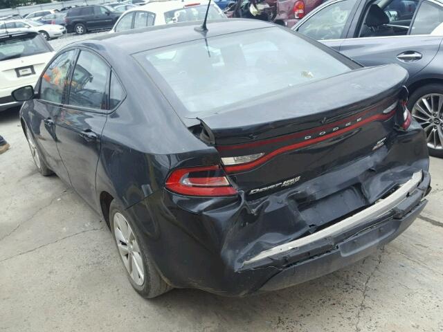 1C3CDFBB2ED668471 - 2014 DODGE DART SXT BLACK photo 3