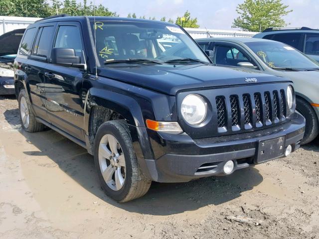 1C4NJPAB7CD594756 - 2012 JEEP PATRIOT BLACK photo 1