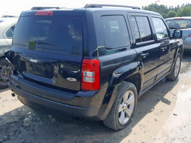 1C4NJPAB7CD594756 - 2012 JEEP PATRIOT BLACK photo 4