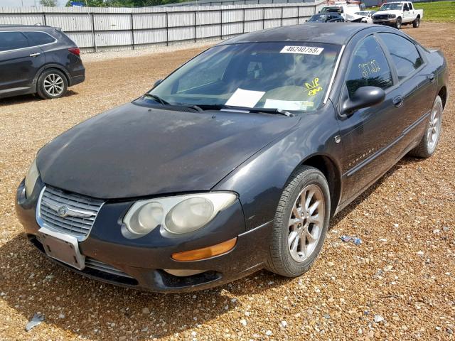 2C3HE66G1XH706593 - 1999 CHRYSLER 300M BLACK photo 2