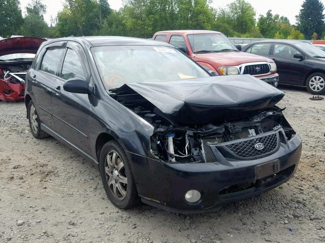 KNAFE162365348507 - 2006 KIA SPECTRA5 BLACK photo 1