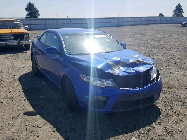 KNAFU6A22C5593656 - 2012 KIA FORTE EX BLUE photo 1