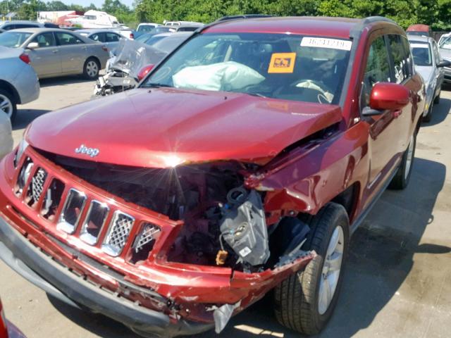 1C4NJDEB1GD687299 - 2016 JEEP COMPASS LA RED photo 2