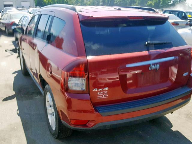 1C4NJDEB1GD687299 - 2016 JEEP COMPASS LA RED photo 3