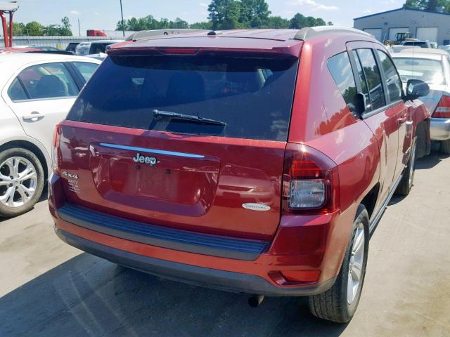 1C4NJDEB1GD687299 - 2016 JEEP COMPASS LA RED photo 4