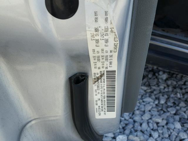 1J8HG48P67C686232 - 2007 JEEP COMMANDER 银色 照片 10