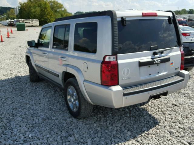1J8HG48P67C686232 - 2007 JEEP COMMANDER 银色 照片 3