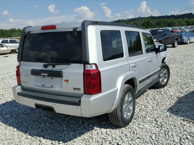 1J8HG48P67C686232 - 2007 JEEP COMMANDER 银色 照片 4