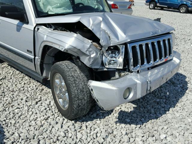 1J8HG48P67C686232 - 2007 JEEP COMMANDER 银色 照片 9