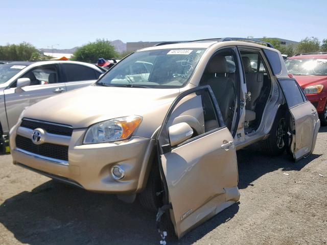 2T3YF4DV2CW114659 - 2012 TOYOTA RAV4 LIMIT BEIGE photo 2