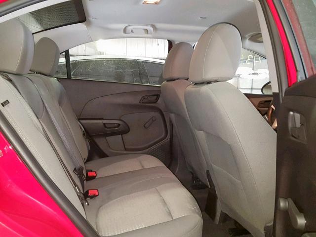 1G1JB5SH7H4100611 - 2017 CHEVROLET SONIC LS RED photo 6