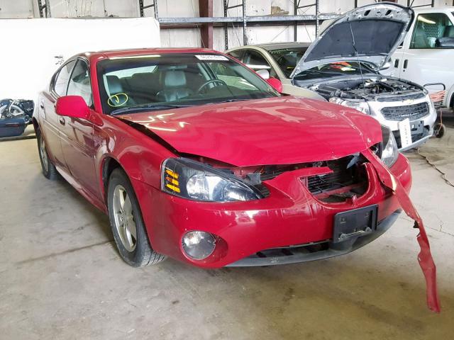 2G2WP552081145315 - 2008 PONTIAC GRAND PRIX RED photo 1