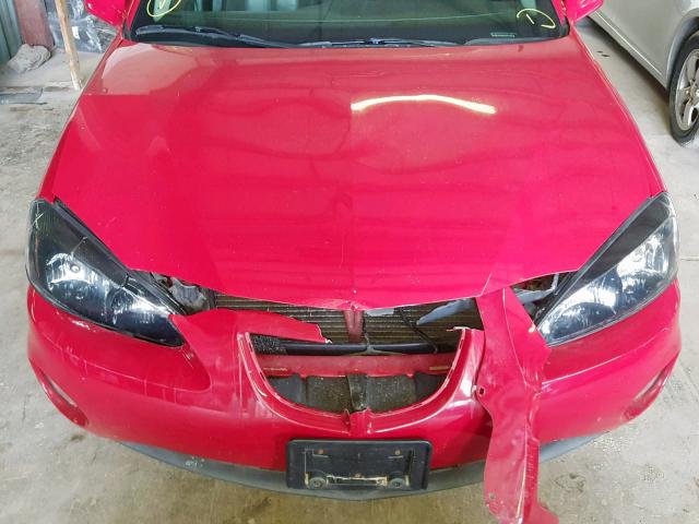 2G2WP552081145315 - 2008 PONTIAC GRAND PRIX RED photo 7