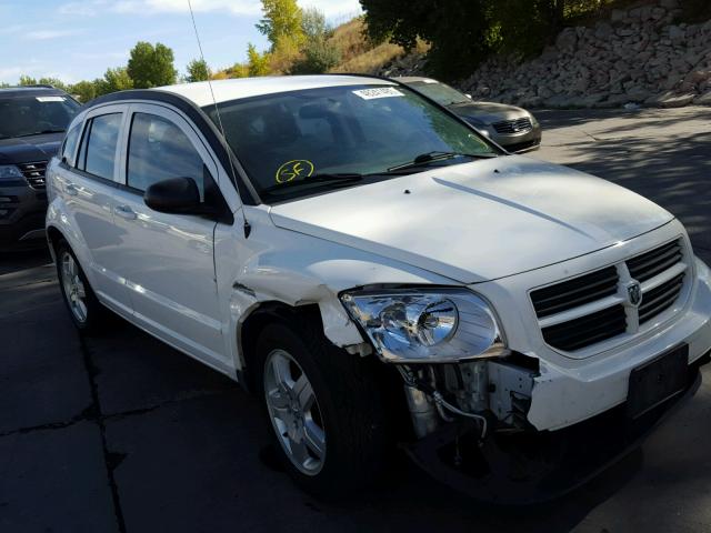 1B3HB48CX9D187905 - 2009 DODGE CALIBER SX WHITE photo 1