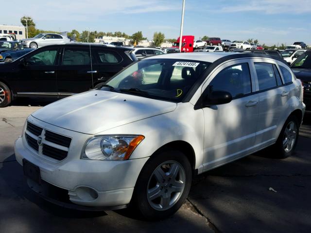 1B3HB48CX9D187905 - 2009 DODGE CALIBER SX WHITE photo 2