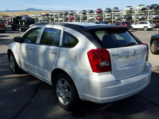 1B3HB48CX9D187905 - 2009 DODGE CALIBER SX WHITE photo 3