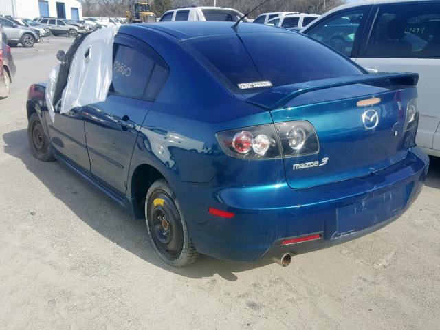 JM1BK323171711688 - 2007 MAZDA 3 S BLUE photo 3