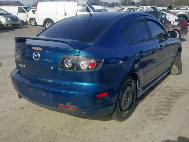 JM1BK323171711688 - 2007 MAZDA 3 S BLUE photo 4