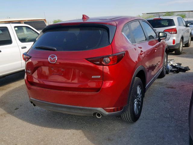 JM3KFABM6J0433022 - 2018 MAZDA CX-5 SPORT RED photo 4