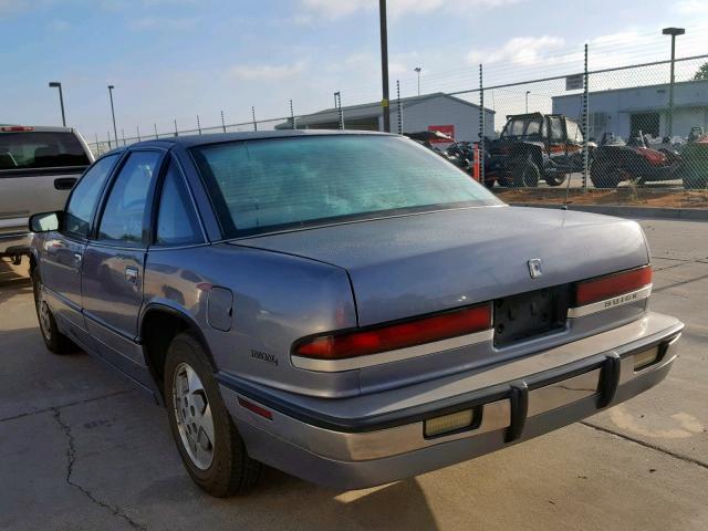 2G4WD54L2M1413592 - 1991 BUICK REGAL LIMI GRAY photo 3