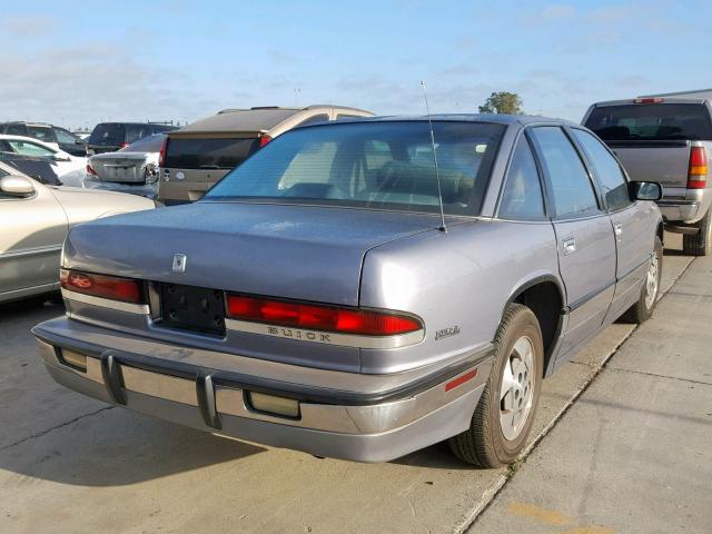 2G4WD54L2M1413592 - 1991 BUICK REGAL LIMI GRAY photo 4