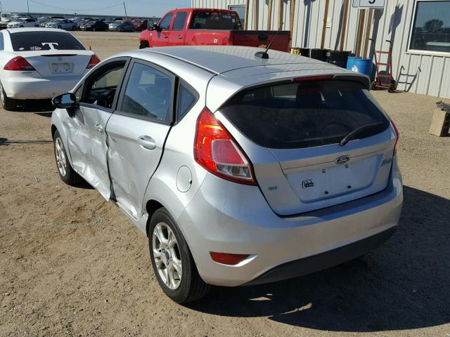 3FADP4EJ4GM125540 - 2016 FORD FIESTA SE SILVER photo 3