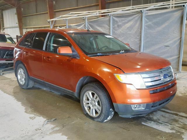 2FMDK38C17BA47568 - 2007 FORD EDGE SEL ORANGE photo 1