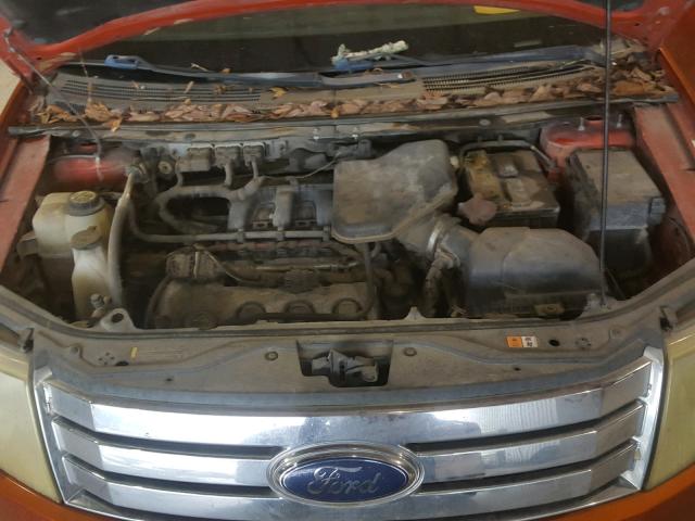 2FMDK38C17BA47568 - 2007 FORD EDGE SEL ORANGE photo 7