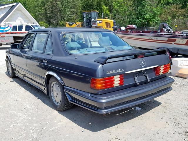 WDBCA39D9HA360163 - 1987 MERCEDES-BENZ 560 SEL BLACK photo 3