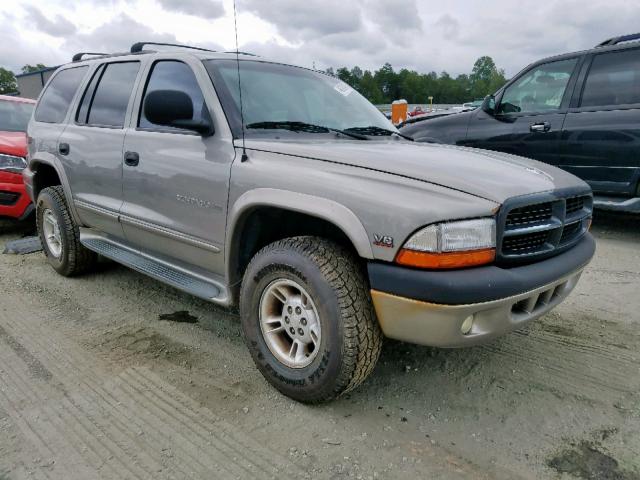 1B4HS28Z6YF172583 - 2000 DODGE DURANGO SILVER photo 1