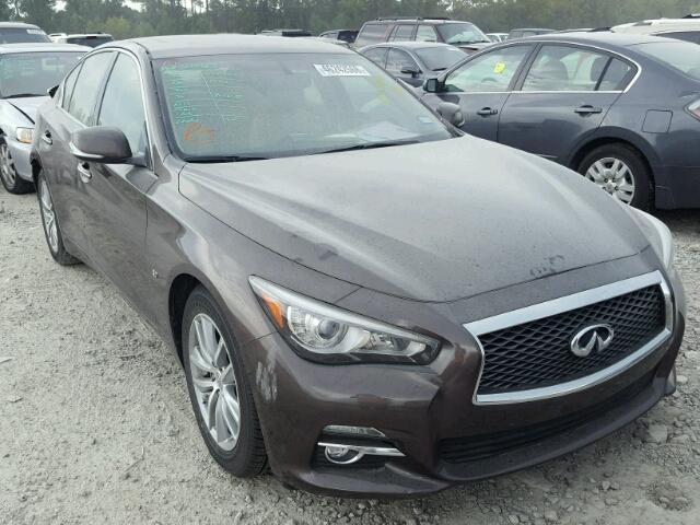 JN1BV7AP7FM336831 - 2015 INFINITI Q50 BASE BROWN photo 1