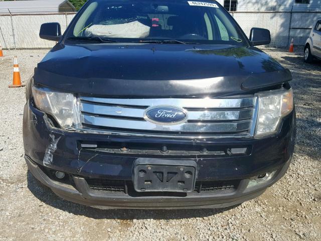 2FMDK48C68BB19856 - 2008 FORD EDGE SEL BLACK photo 9