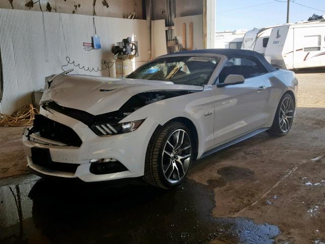 1FATP8FFXG5310517 - 2016 FORD MUSTANG GT WHITE photo 2