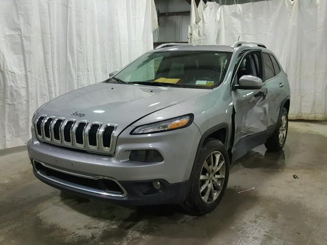 1C4PJMDB2EW157127 - 2014 JEEP CHEROKEE L SILVER photo 2