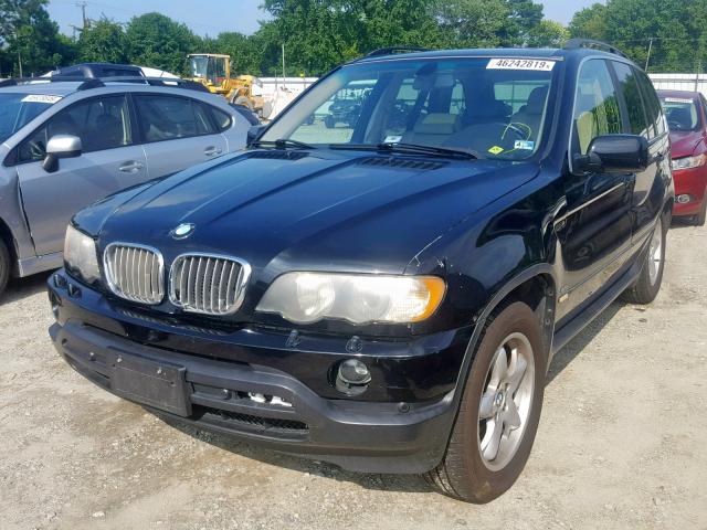 WBAFB33591LH11614 - 2001 BMW X5 4.4I BLACK photo 2