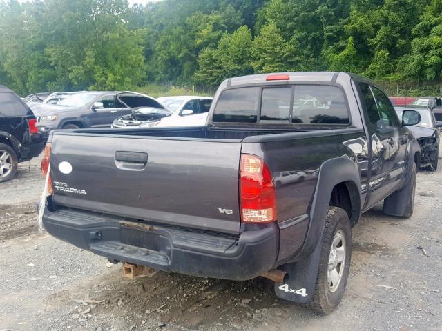 5TFUU4EN7DX050215 - 2013 TOYOTA TACOMA GRAY photo 4