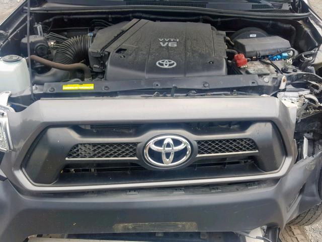 5TFUU4EN7DX050215 - 2013 TOYOTA TACOMA GRAY photo 7